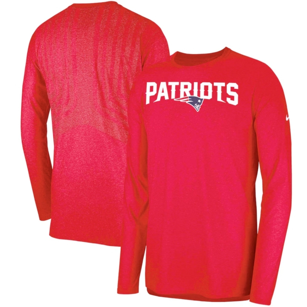 Nike NFL New England Patriots Sideline long sleeve, size med. UNISEX